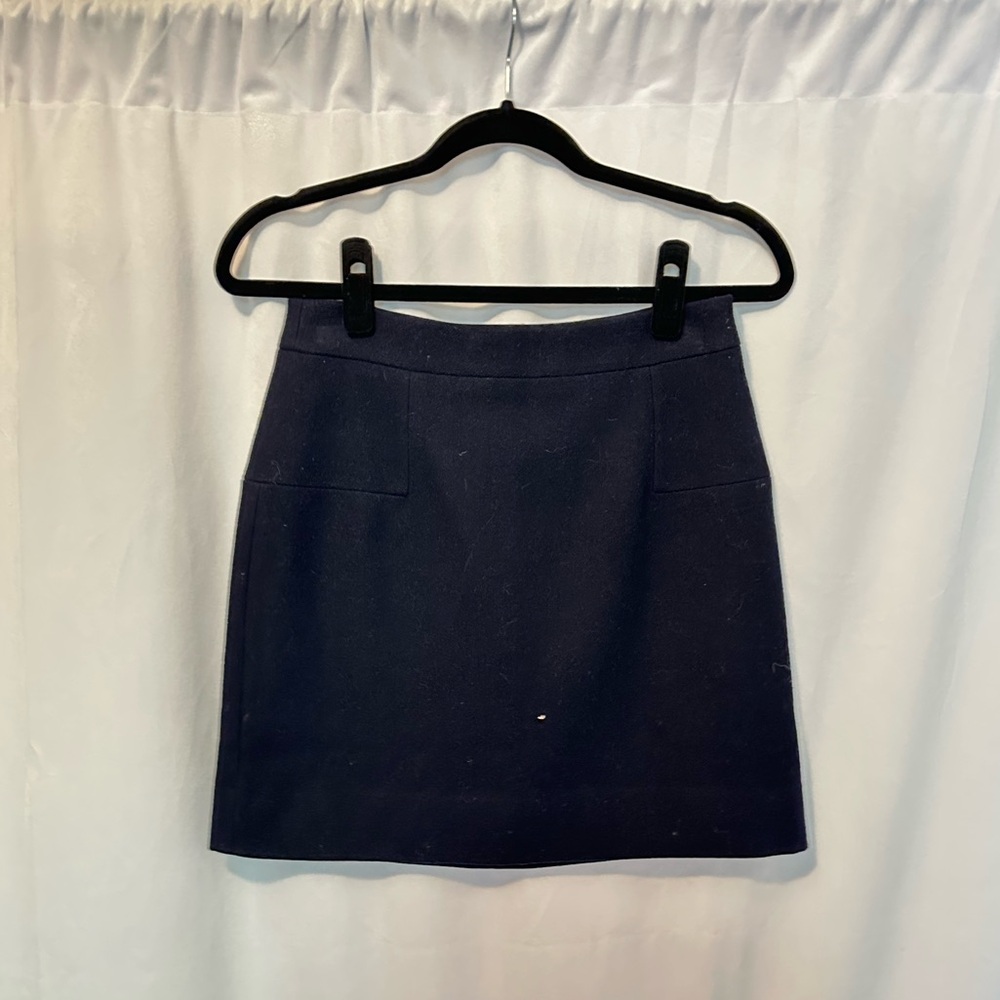 J. Crew Navy Mini Skirt